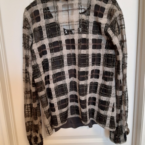 Carolina Herrera Blouse Set with Undertank - Picture 2 of 8